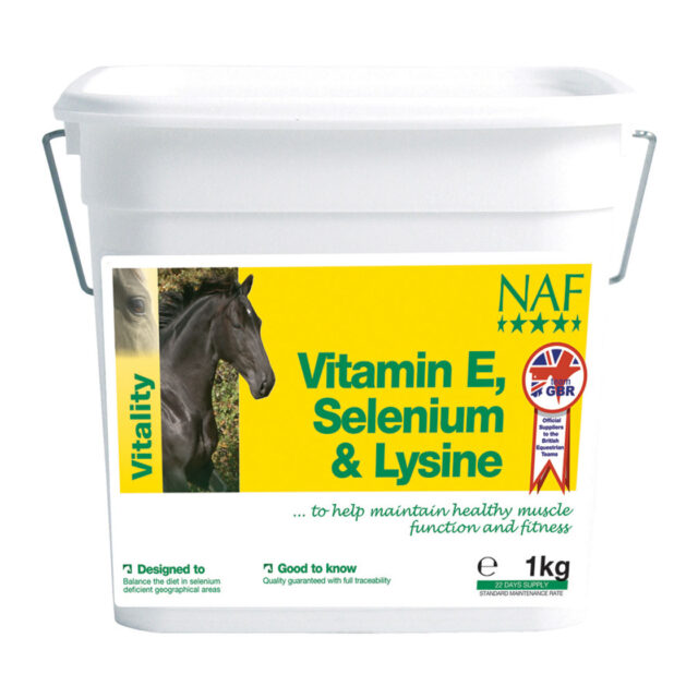 NAF E vitamiin, seleen ja lüsiin