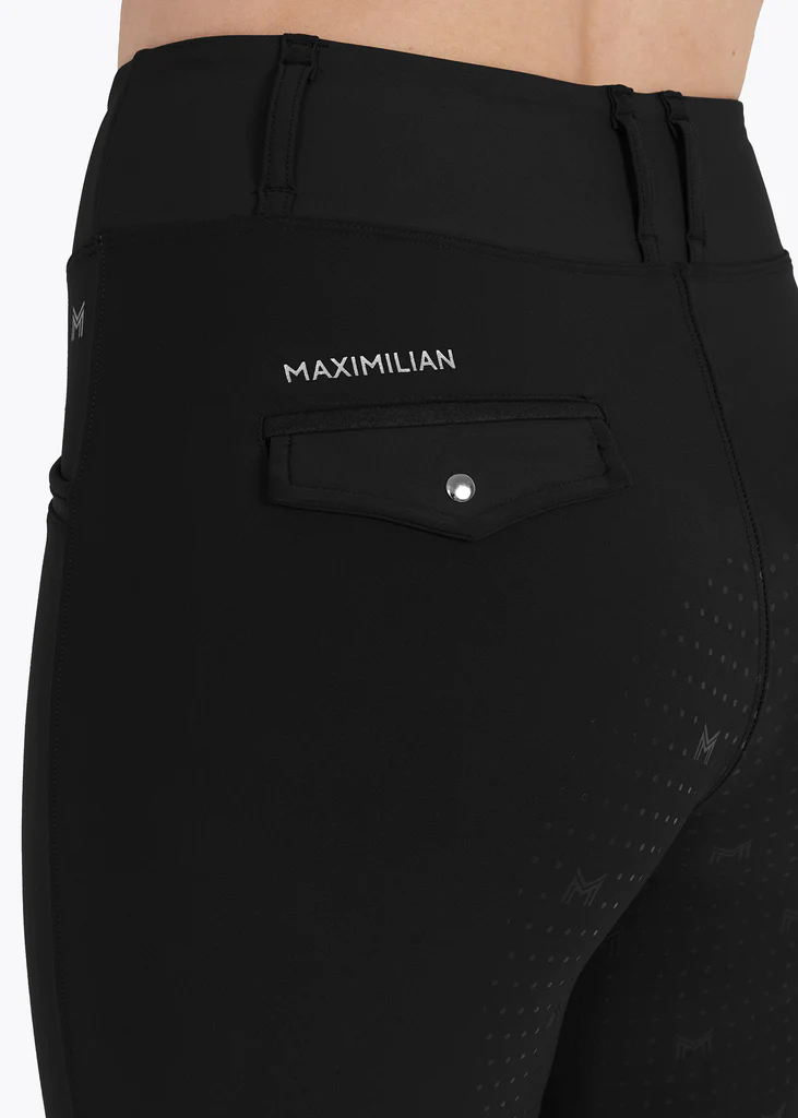 Musta värvi ratsapüksid Maximilian Pro Black
