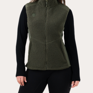Uhip Cosy Pile Hybrid vest roheline